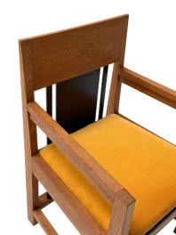 Two Art Deco Modernist High Back Armchairs by Cor Alons, 1927